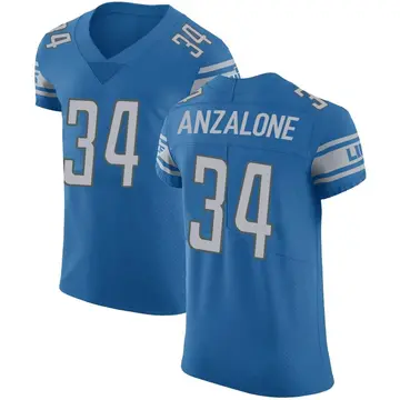 Nike Alex Anzalone Men's Elite Detroit Lions Blue Team Color Vapor Untouchable Jersey