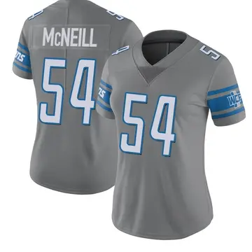 Nike Alim McNeill Women's Limited Detroit Lions Color Rush Steel Jersey
