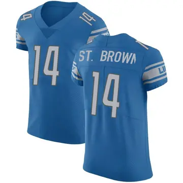 Nike Amon-Ra St. Brown Men's Elite Detroit Lions Blue Team Color Vapor Untouchable Jersey