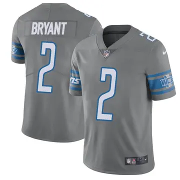 Nike Austin Bryant Men's Limited Detroit Lions Color Rush Steel Vapor Untouchable Jersey