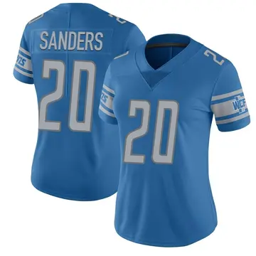 Nike Barry Sanders Women's Limited Detroit Lions Blue Team Color Vapor Untouchable Jersey