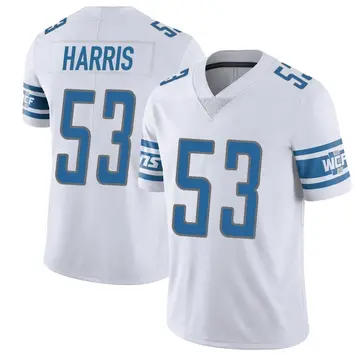 Nike Charles Harris Men's Limited Detroit Lions White Vapor Untouchable Jersey