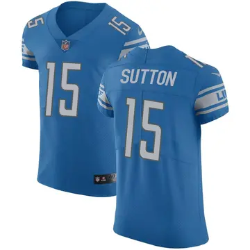 Nike Corey Sutton Men's Elite Detroit Lions Blue Team Color Vapor Untouchable Jersey