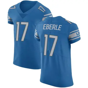Nike Dominik Eberle Men's Elite Detroit Lions Blue Team Color Vapor Untouchable Jersey