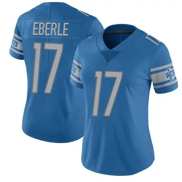 Nike Dominik Eberle Women's Limited Detroit Lions Blue Team Color Vapor Untouchable Jersey