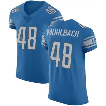 Nike Don Muhlbach Men's Elite Detroit Lions Blue Team Color Vapor Untouchable Jersey