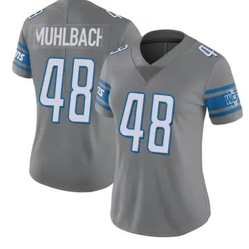 Nike Don Muhlbach Women's Limited Detroit Lions Color Rush Steel Jersey