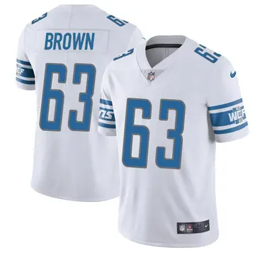 Nike Evan Brown Youth Limited Detroit Lions White Vapor Untouchable Jersey