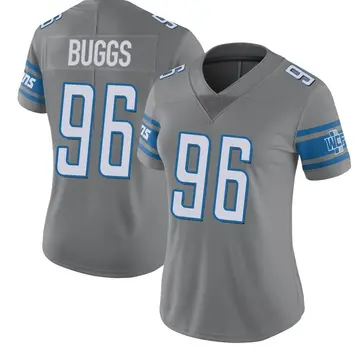 Nike Isaiah Buggs Women's Limited Detroit Lions Color Rush Steel Jersey
