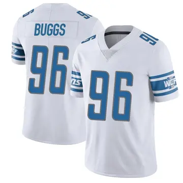 Nike Isaiah Buggs Youth Limited Detroit Lions White Vapor Untouchable Jersey