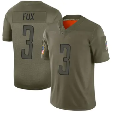 Nike Jack Fox Men's Limited Detroit Lions Camo 2019 Salute to Service Jersey
