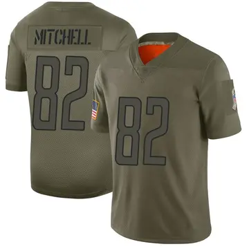 Nike James Mitchell Men's Limited Detroit Lions Camo 2019 Salute to Service Jersey