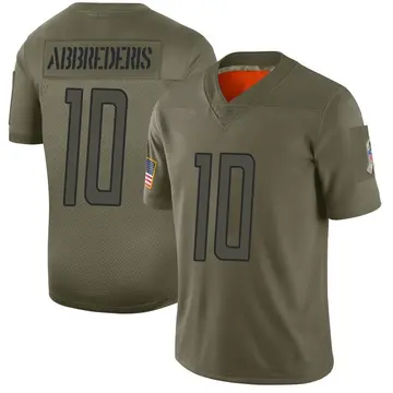 Nike Jared Abbrederis Men's Limited Detroit Lions Camo 2019 Salute to Service Jersey