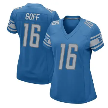 Nike Jared Goff Women's Game Detroit Lions Blue Team Color Jersey