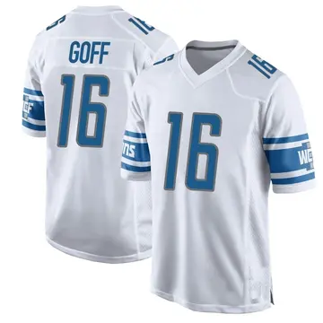 Nike Jared Goff Youth Game Detroit Lions White Jersey