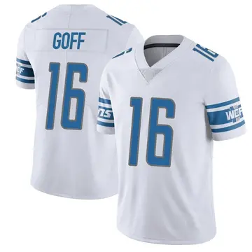 Nike Jared Goff Youth Limited Detroit Lions White Vapor Untouchable Jersey