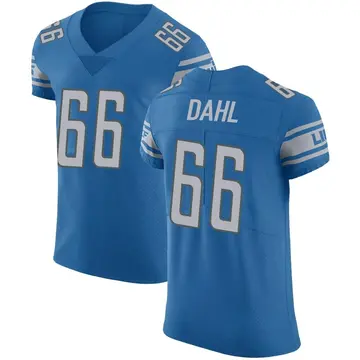 Nike Joe Dahl Men's Elite Detroit Lions Blue Team Color Vapor Untouchable Jersey