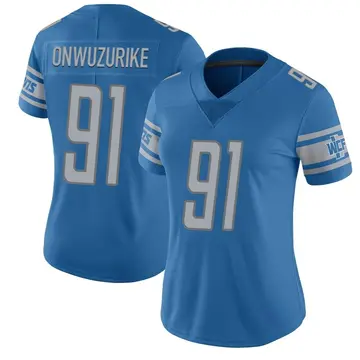 Nike Levi Onwuzurike Women's Limited Detroit Lions Blue Team Color Vapor Untouchable Jersey