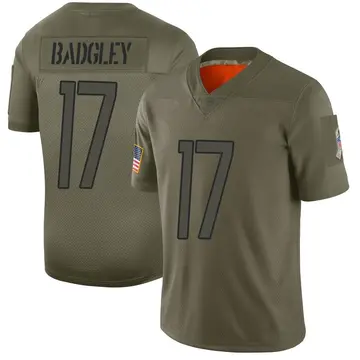 Nike Michael Badgley Men's Limited Detroit Lions Camo 2019 Salute to Service Jersey