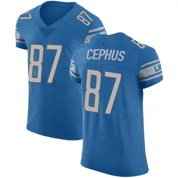 Nike Quintez Cephus Men's Elite Detroit Lions Blue Team Color Vapor Untouchable Jersey