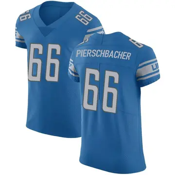 Nike Ross Pierschbacher Men's Elite Detroit Lions Blue Team Color Vapor Untouchable Jersey