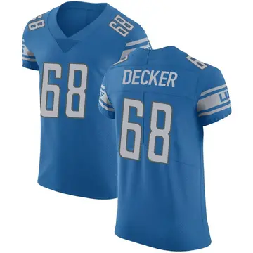 Nike Taylor Decker Men's Elite Detroit Lions Blue Team Color Vapor Untouchable Jersey