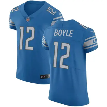 Nike Tim Boyle Men's Elite Detroit Lions Blue Team Color Vapor Untouchable Jersey