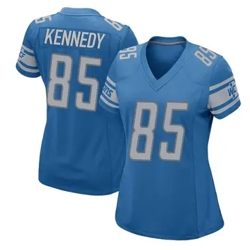 Nike Tom Kennedy Women's Game Detroit Lions Blue Team Color Jersey