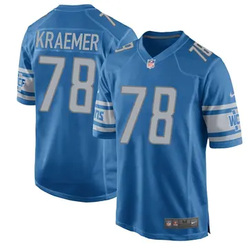 Nike Tommy Kraemer Youth Game Detroit Lions Blue Team Color Jersey
