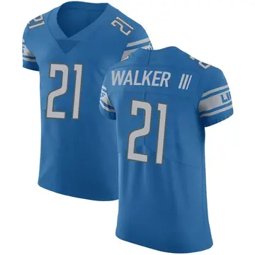 Nike Tracy Walker III Men's Elite Detroit Lions Blue Team Color Vapor Untouchable Jersey
