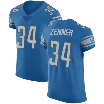 Nike Zach Zenner Men's Elite Detroit Lions Blue Team Color Vapor Untouchable Jersey