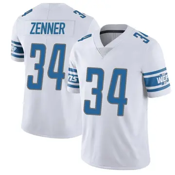 Nike Zach Zenner Men's Limited Detroit Lions White Vapor Untouchable Jersey