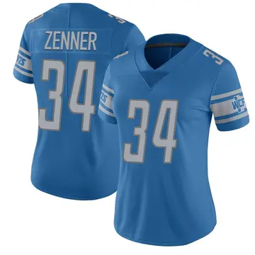 Nike Zach Zenner Women's Limited Detroit Lions Blue Team Color Vapor Untouchable Jersey